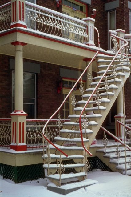 wrought iron staircase