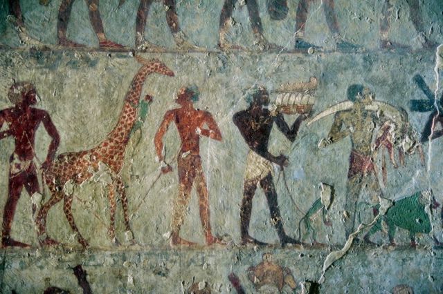 ancient Egyptian wall painting